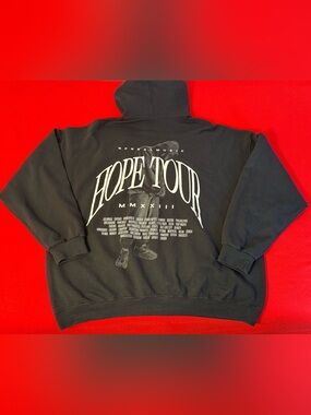 NF Hope Tour 2023 Concert Tee Rap Music NFRealmusic Merch Black Hoodie Men’s XXL